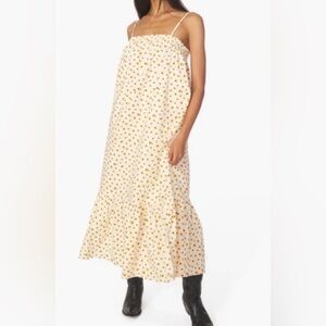 WeWoreWhat Revolve Summer Smocked Cotton Maxi Dress in Ditsy Daisies Size Small